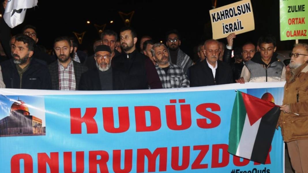 Türkiye'nin dört bir yanından Filistin'e destek protestoları: Gazze'de insanlık ölüyor! 8